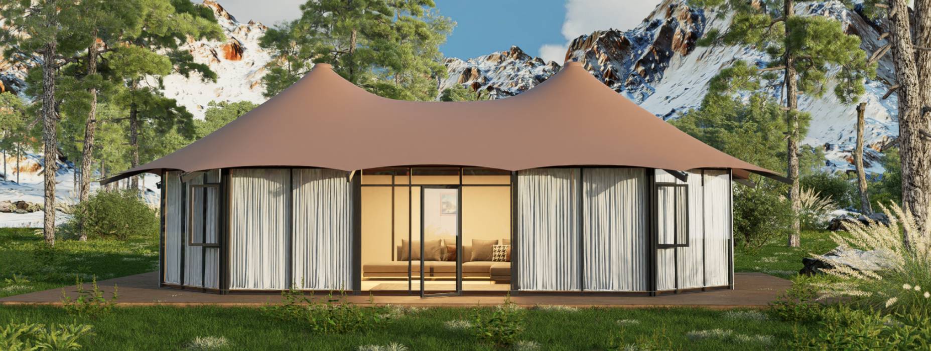 通道移动式建筑钢结构房屋